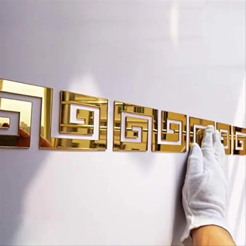 مجموعة من ملصقات حائط - تصميم يوناني هندسي فاخر