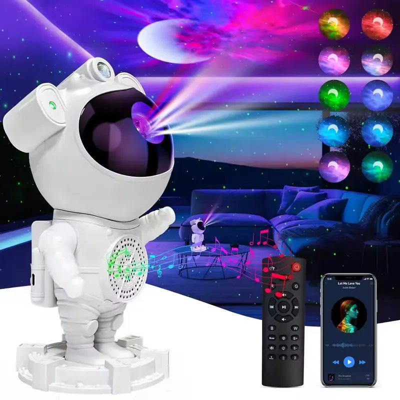 Projecteur Astronaute avec haut-parleur Bluetooth intégré
