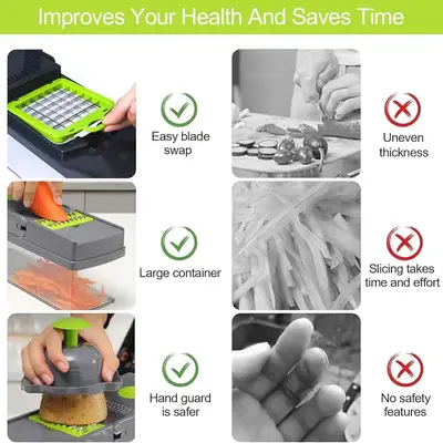 Coupe-légumes Nicer Dicer 22 pieces