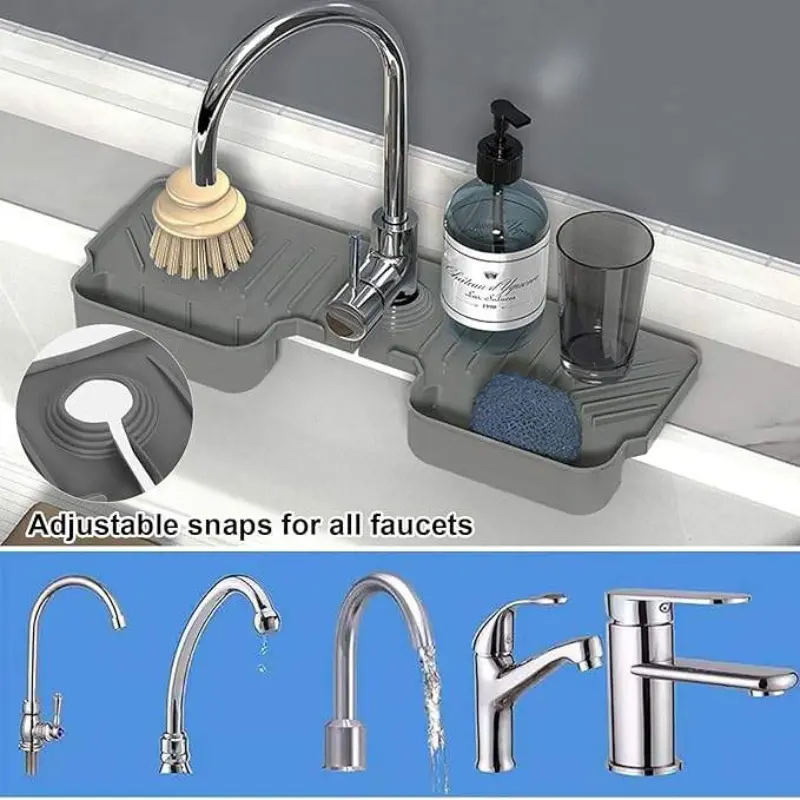 Tapis de Protection en Silicone pour Robinet