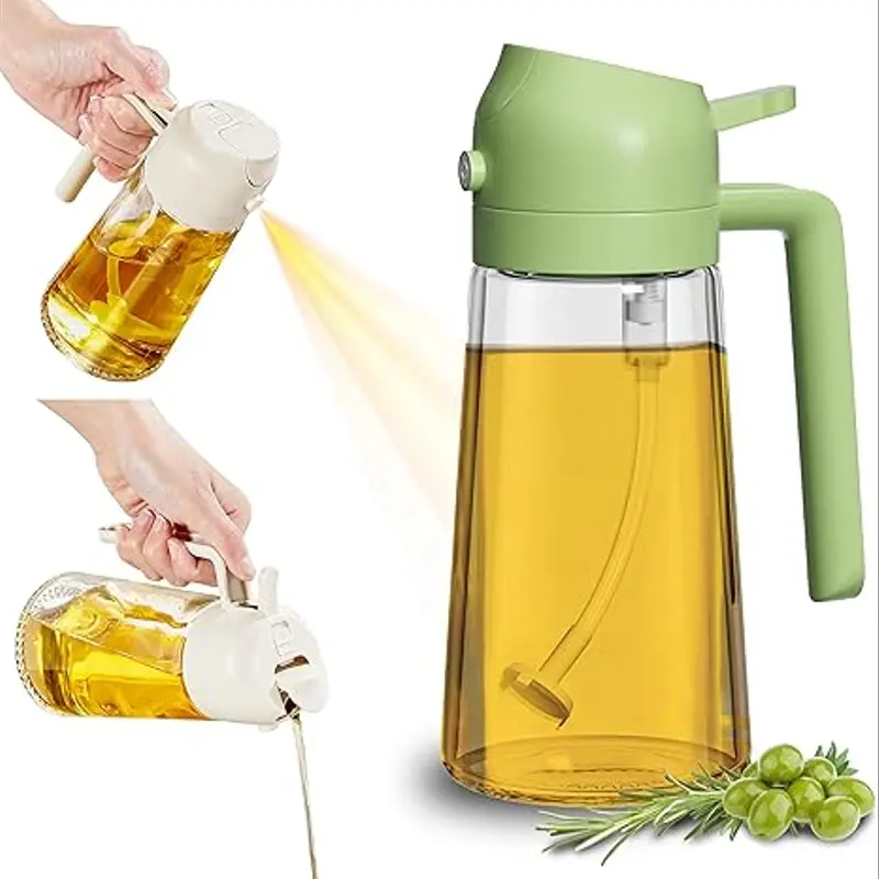 بخاخ زيت زجاجي 2 في 1 - 500مل