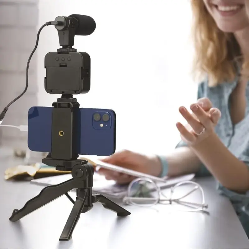 Kit de studio pour smartphone et appareil photo