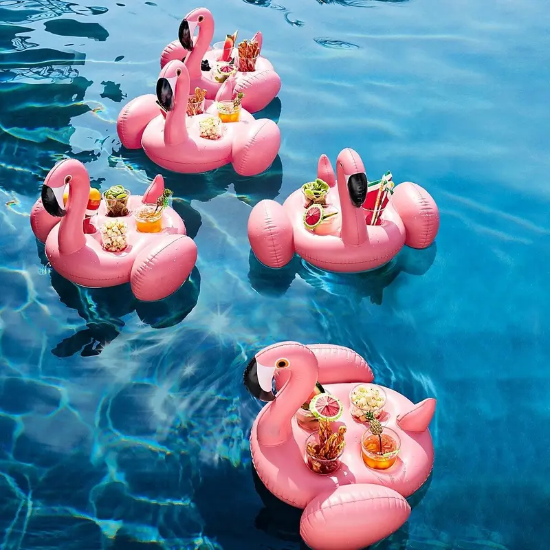 Porte-gobelet gonflable Flamingo