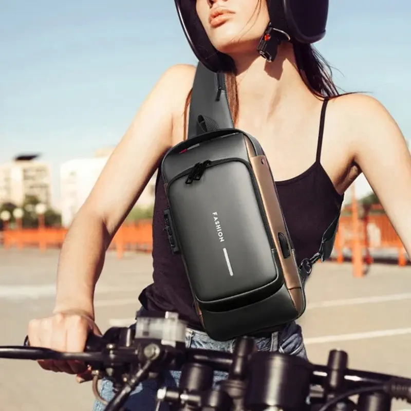 Multifunction Anti-theft USB Shoulder Bag