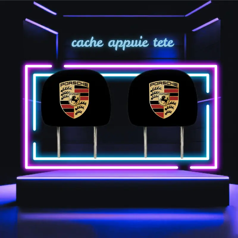 Cache appuie tete de voiture