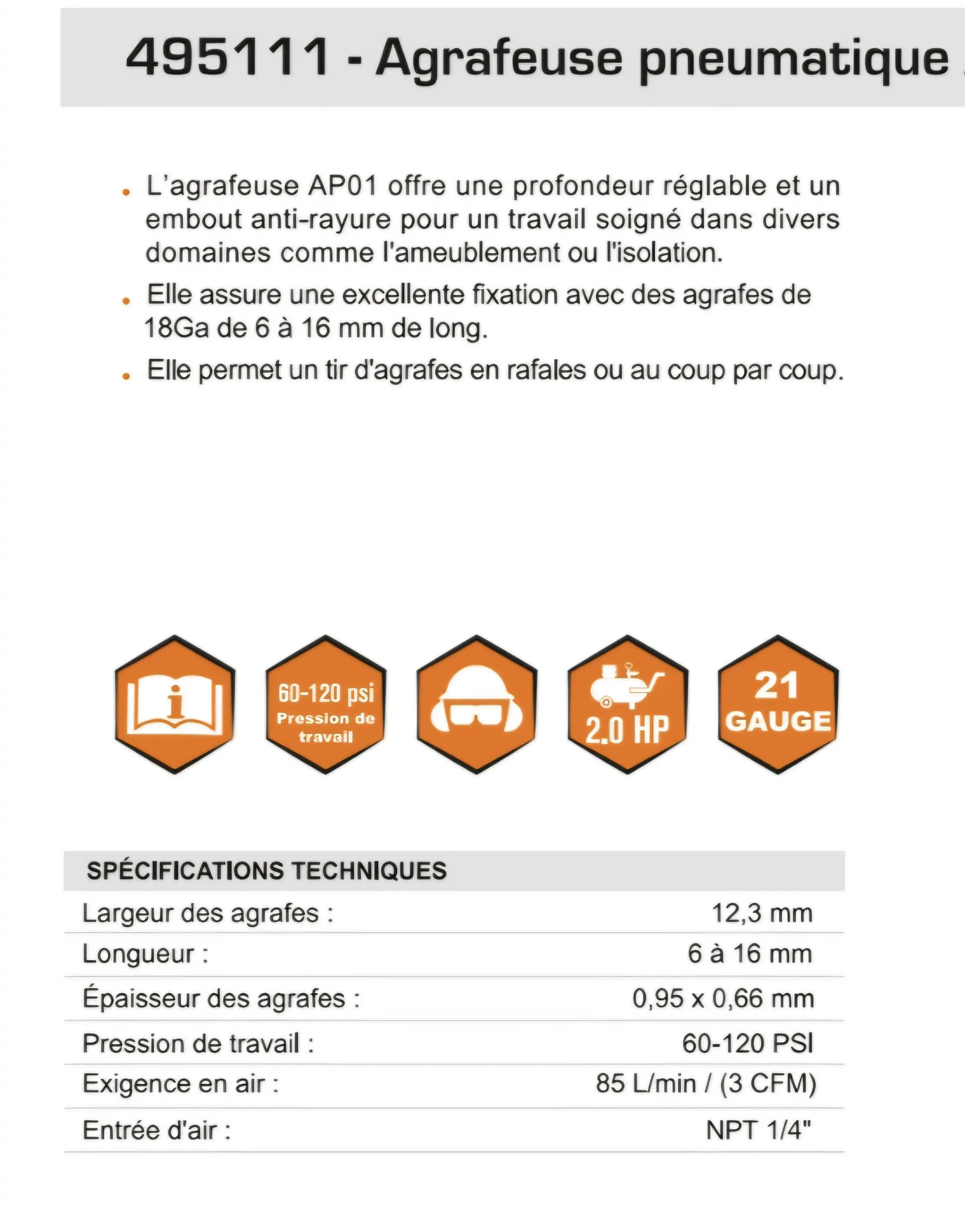 Agrapheuse pneumatique AP01
