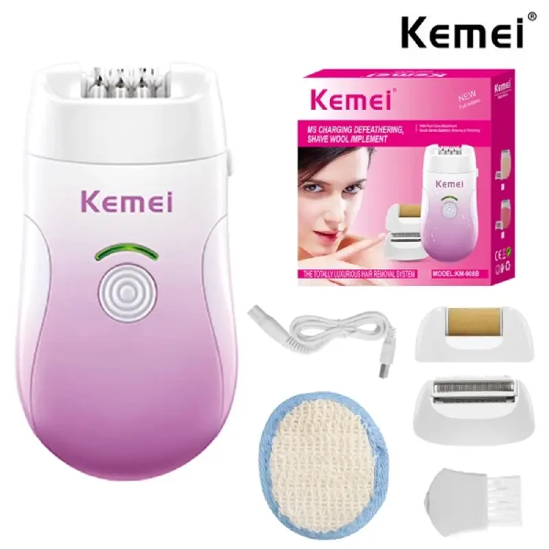 Kemei Épilateur Rasoir Pour Femme 3en1 KM-908B