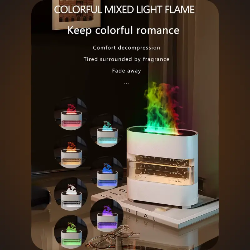 Diffuseur d'Aromathérapie Rainfire – Brume Relaxante - Noir