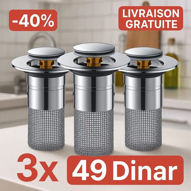 Passoire d'évier inoxydable