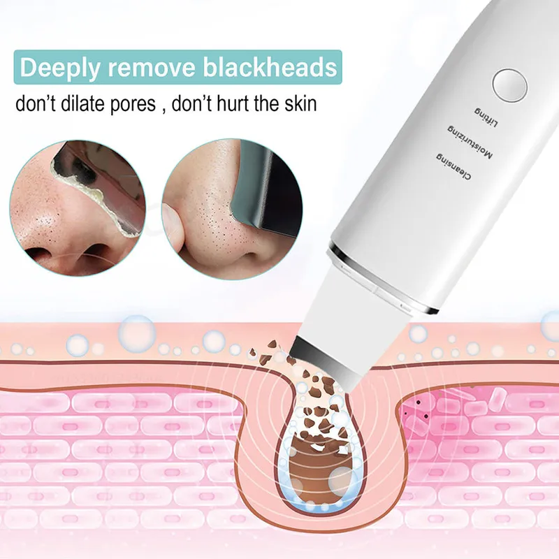 Exfoliant à ultrasons pour le nettoyage du visage