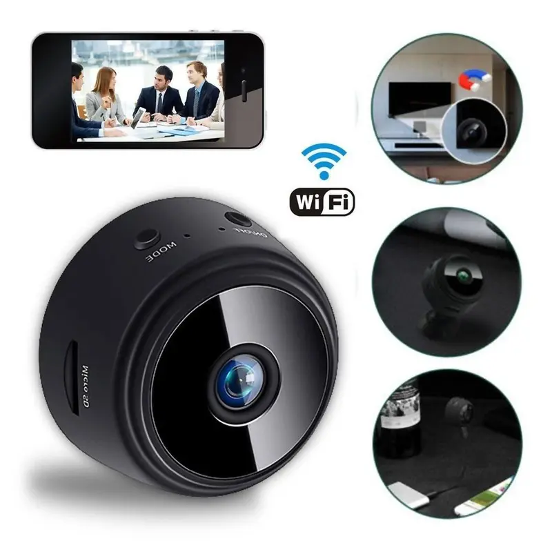 Caméra cachée caméra espion, caméra WiFi HD 1080P - Mini caméra