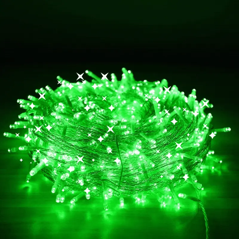 Guirlande lumineuse décoratif - Kit 100 LED vert - 10M