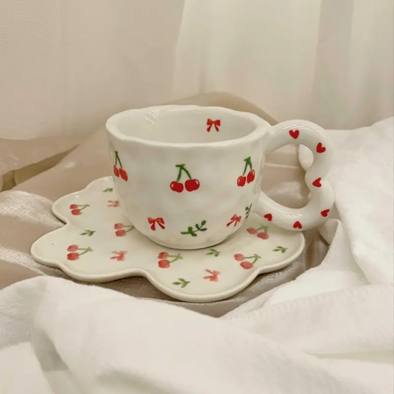 Tasse café avec sous-tasse