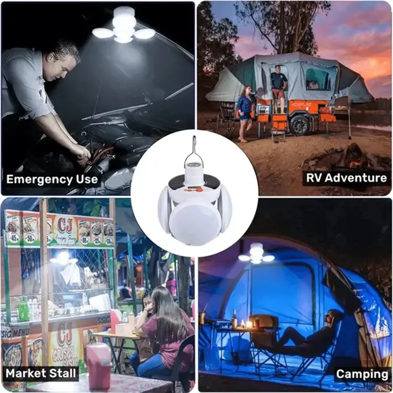 Lampe solaire portable rechargeable