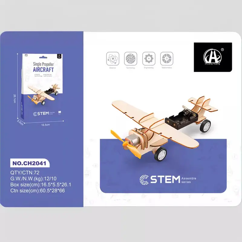 Educational Assembly Kit | Air Craft Single Propeller