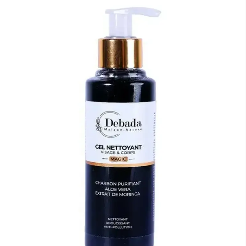 Gel nettoyant charbon purifiant – 170ml DEBADA