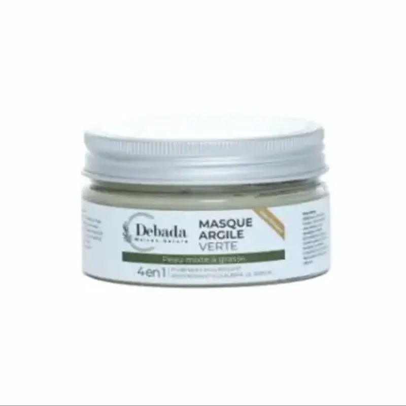 Masque argile Verte peau mixte à grasse – 150gr DEBADA