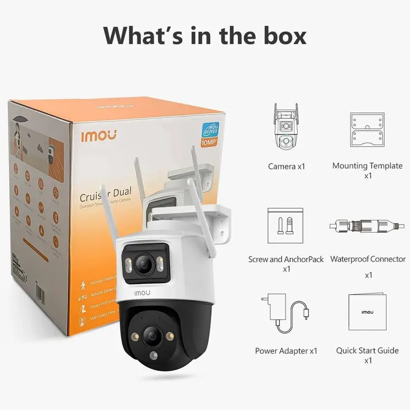 IMOU CRUISER DUAL 2 , 10MP FULL COLOR