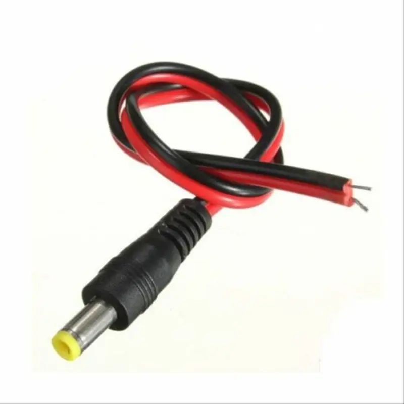 Pack 10 Fiche MaleConnector 2.1*5.5mm For CCTV Security Camera