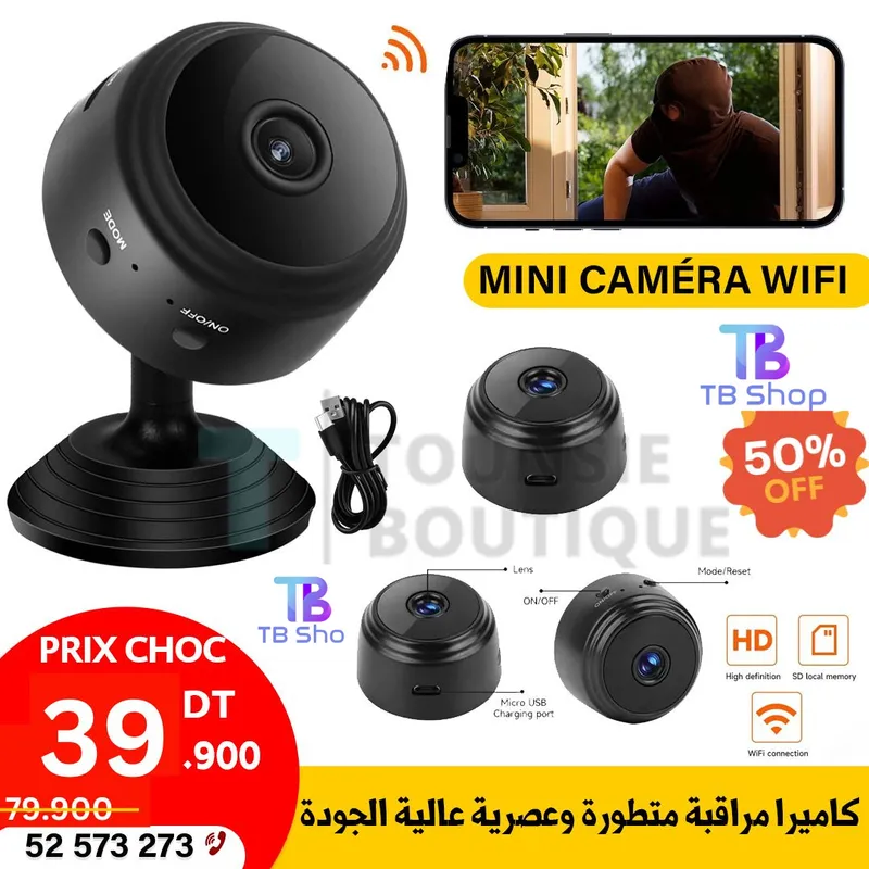 mini caméra wifi 1080HD