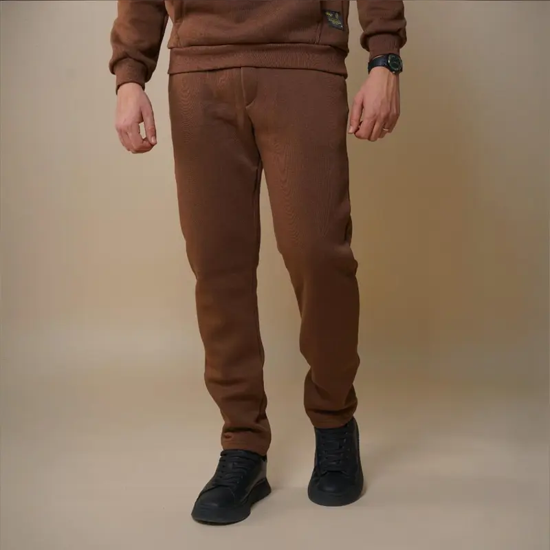 Pantalon Coupe élégance droite en Molleton