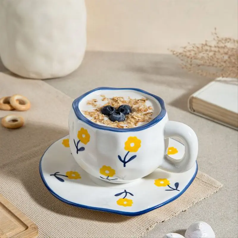 Tasse café avec sous-tasse