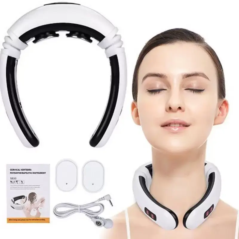 HX-5880 Electric Pulse Neck Massager Cervical Vertebra Impulse Massage