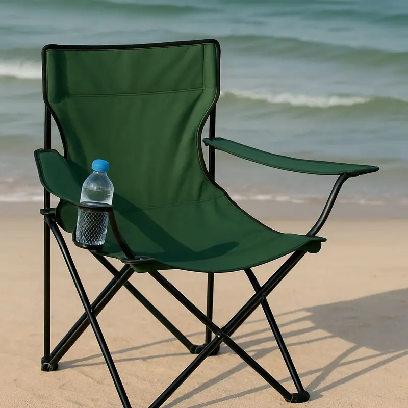 Chaise pliante de camping vert