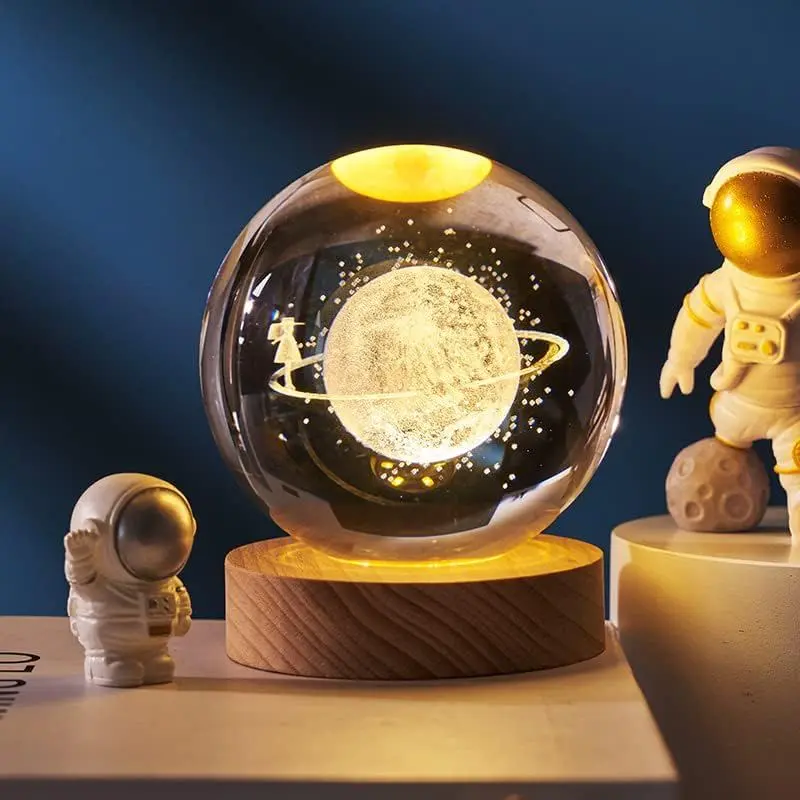 Lampe Boule de Cristal 3D