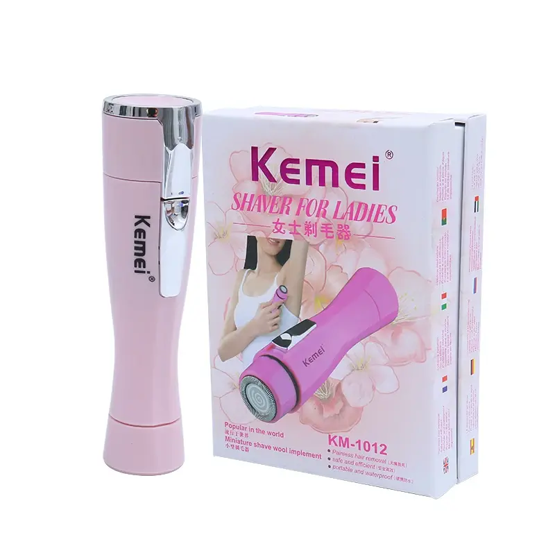 Kemei Mini Portable Ladies Two Blade Replacement Shaving