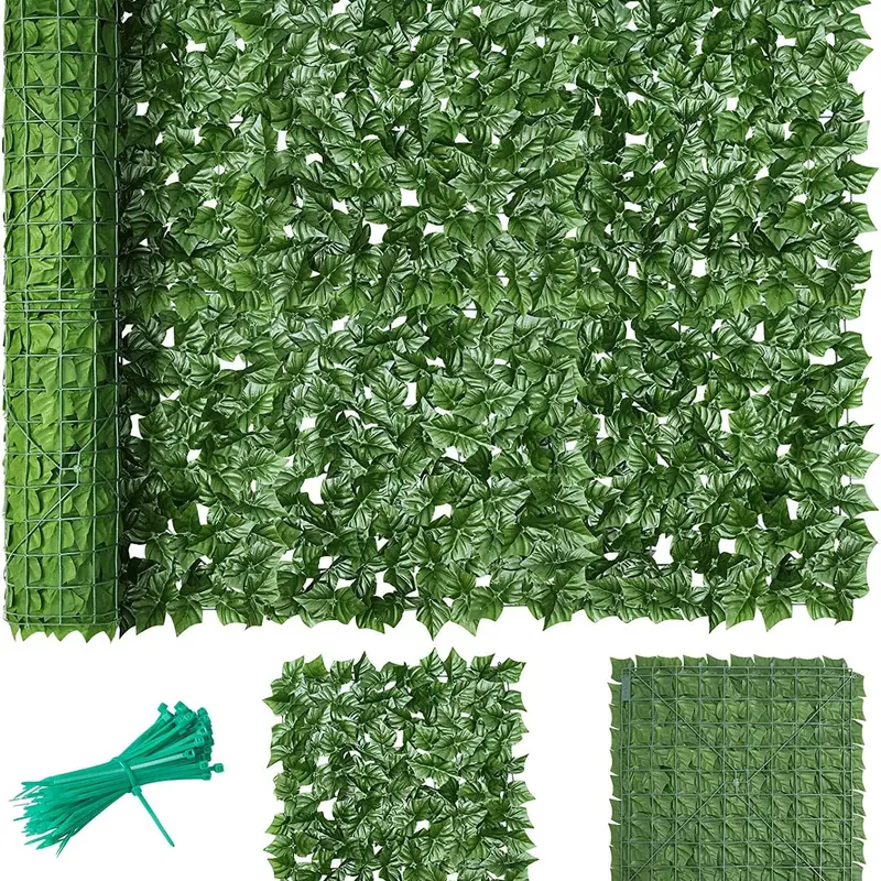 Haie de jardin artificielle - Cloture - Treillis 1mx3m