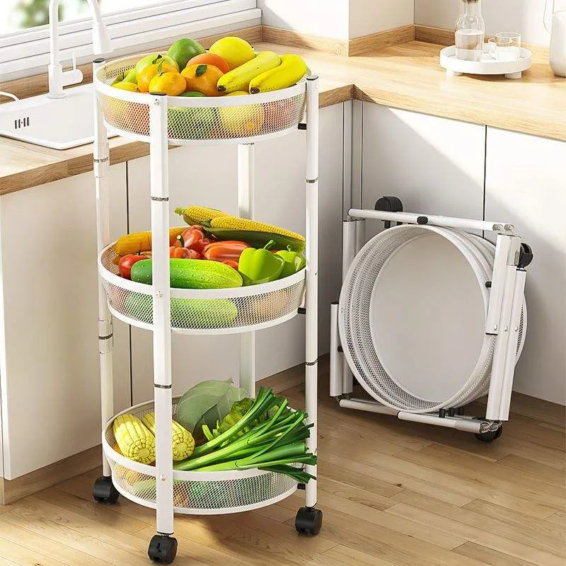 Chariot de rangement pliable