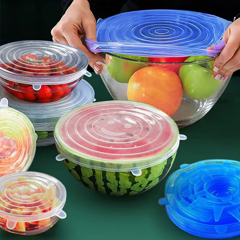 Pack de Couvercle en Silicone alimentaire