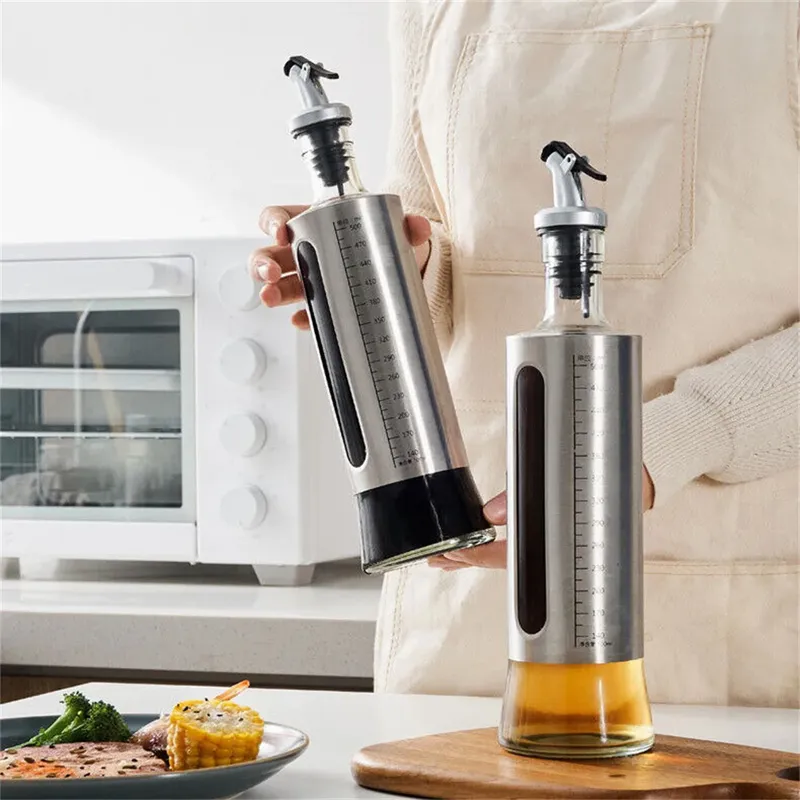 BOUTEILLE A HUILE INOX