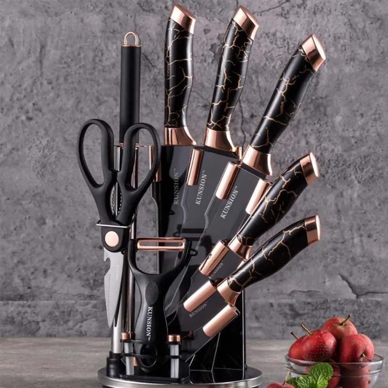 KIT COUTEAUX INOX 9 PCS