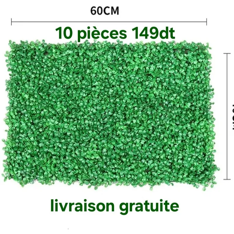pack de 10 murs vegetale - 308 fleurs