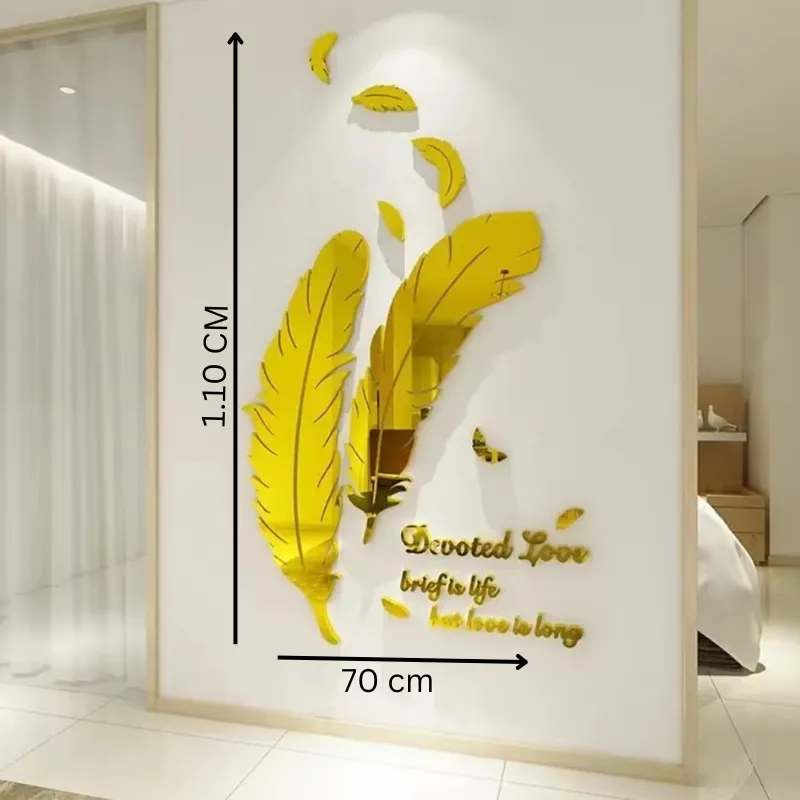 Stickers adhésif dore