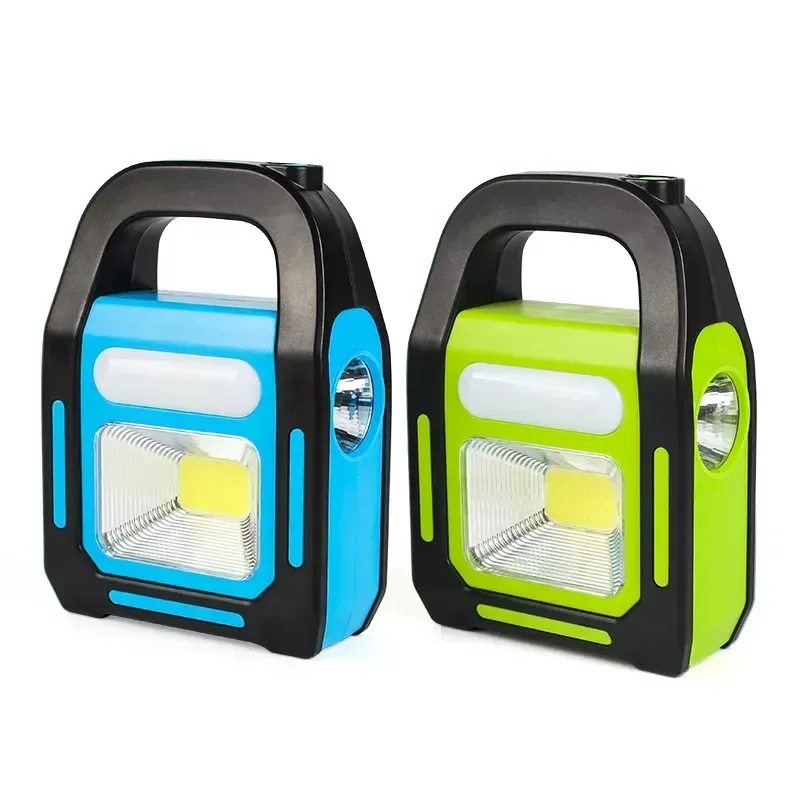 Lampe portable à panneau solaire COB