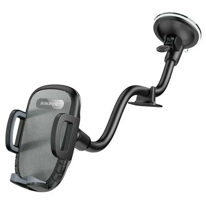 Support de téléphone pour voiture, Borofone BH54, un bouton noir