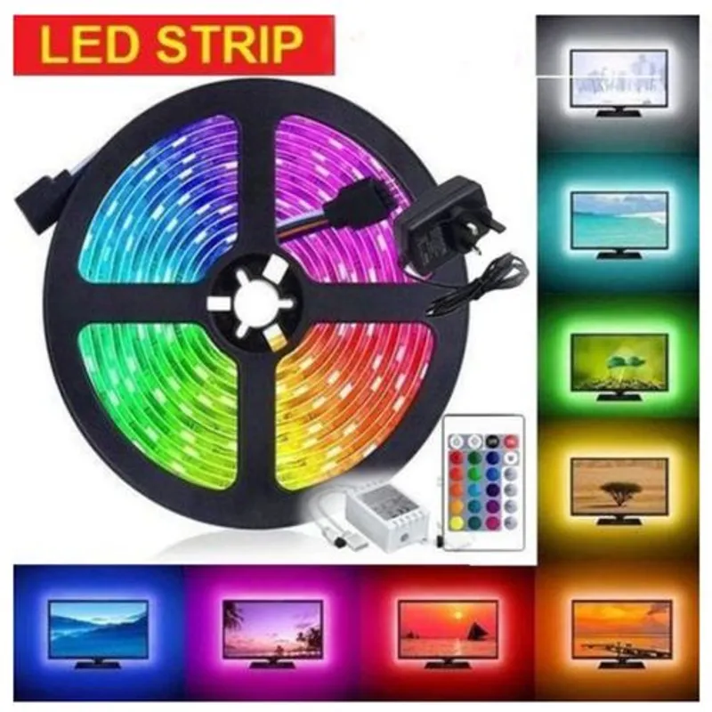 Kit Ruban LED RGB - 16 couleurs - 4 modes - 5m ( 220v )