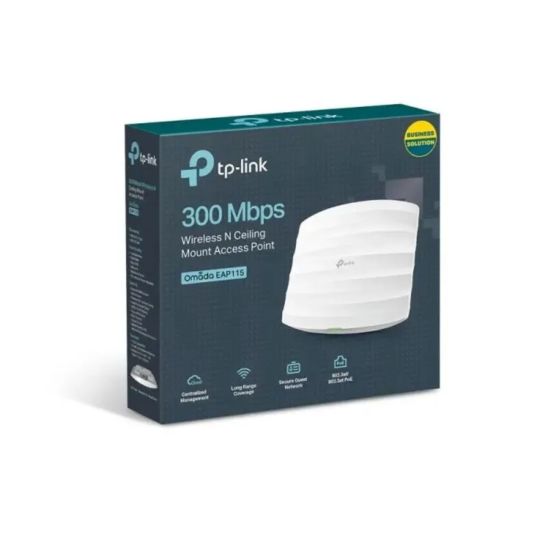 Point d'accès WiFi N 300 Mbps PoE - Plafonnier
