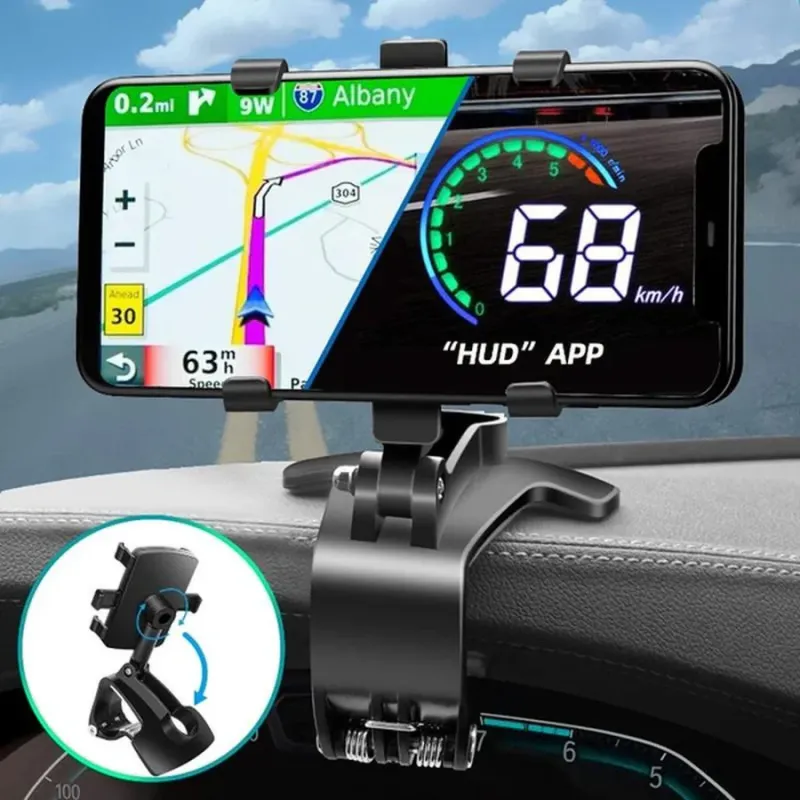 Support de téléphone universel rotatif à 360 degrés 😱🚗