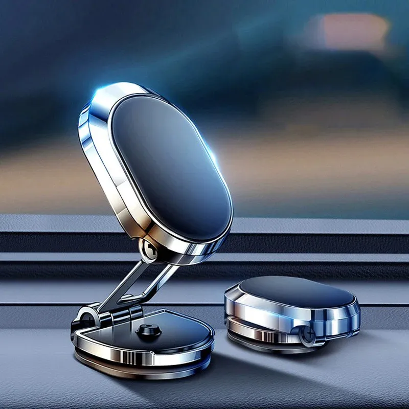 🔥 🔥Nouveau support de téléphone de voiture magnétique pliable en alliage 2024