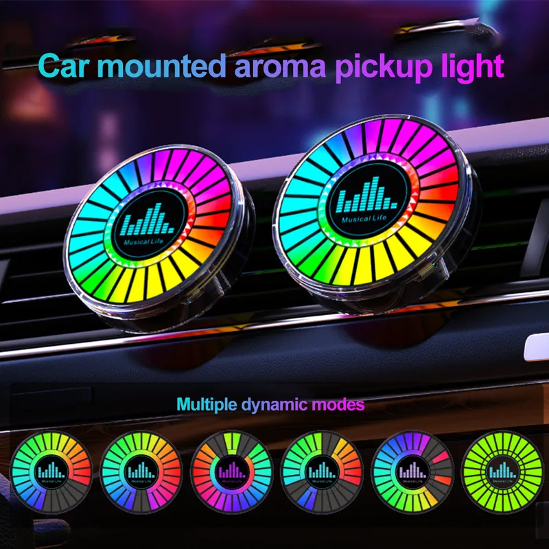 Car Ambient Lamp Smart Rgb Led Lights 3D Sound Control Music