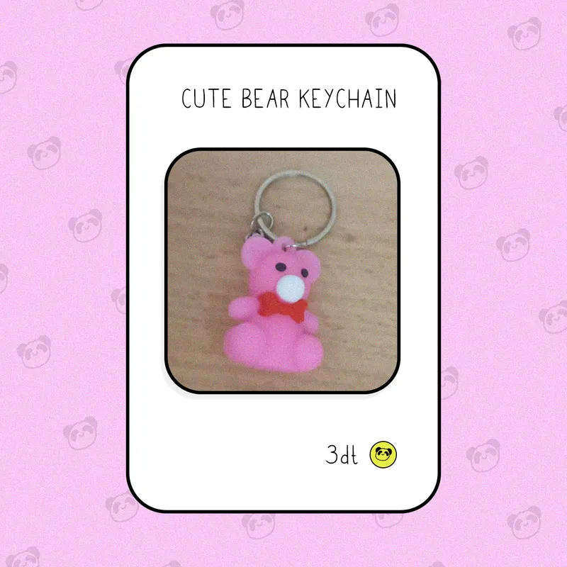 Bear keychain