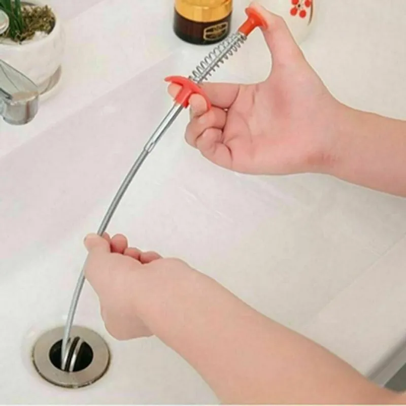 Fil de Nettoyage Pliable pour Égouts de 2 Mètres