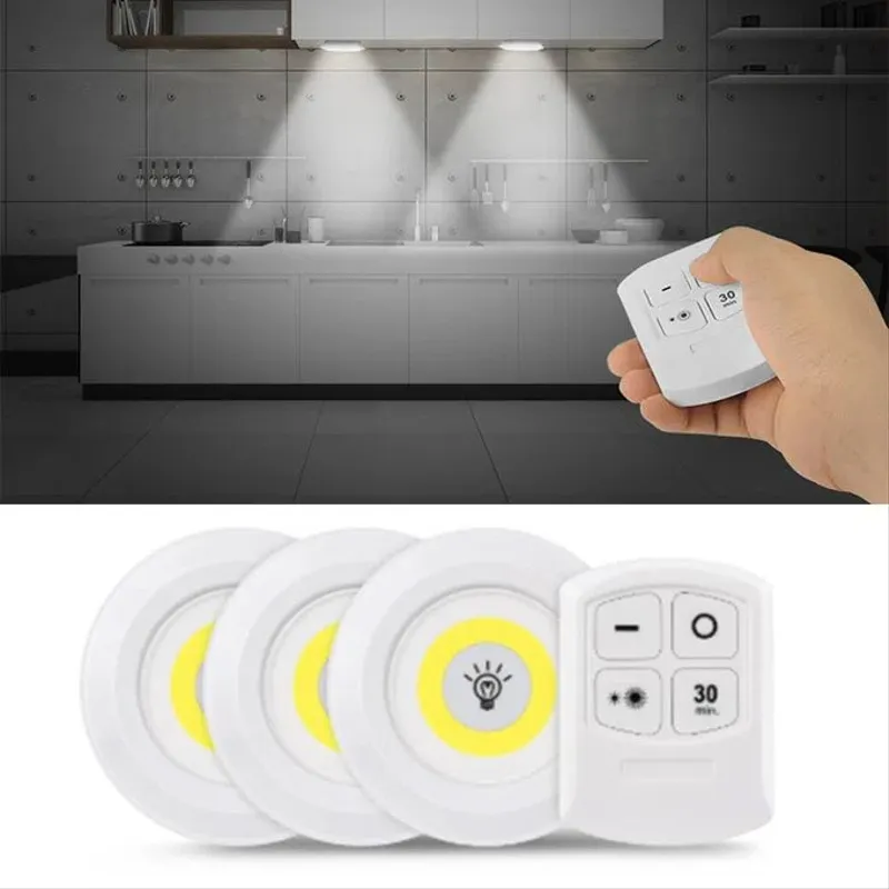3 spot led - ذاتي اللصق مع تحكم LED كشاف