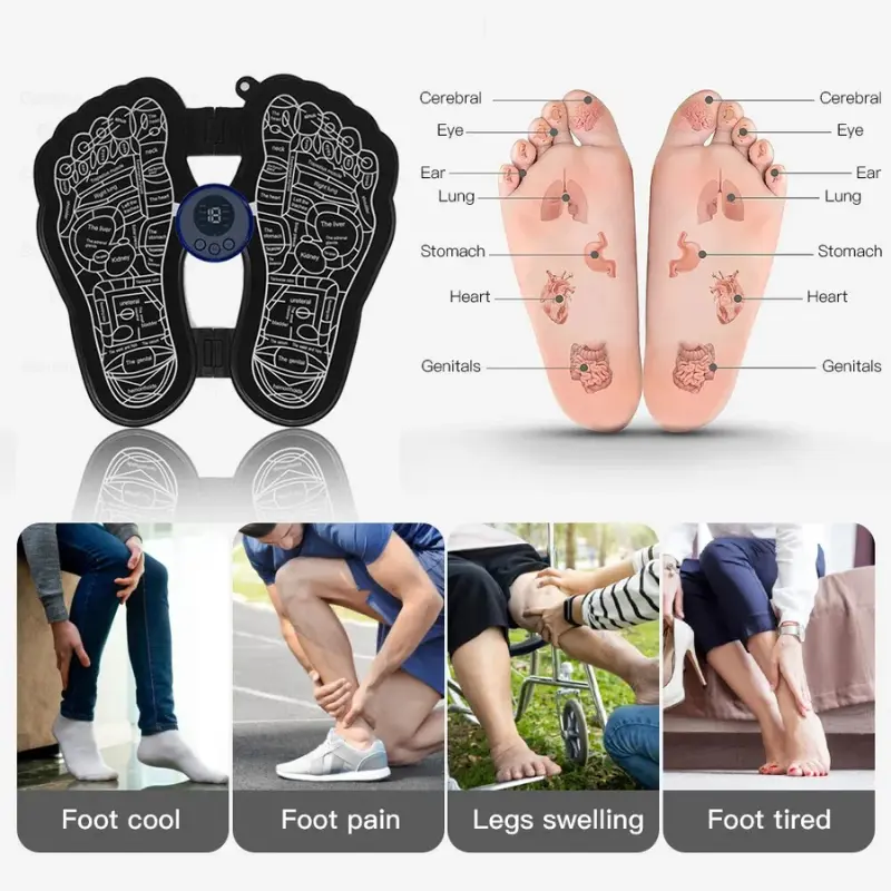 Masseur de pieds électrique EMS