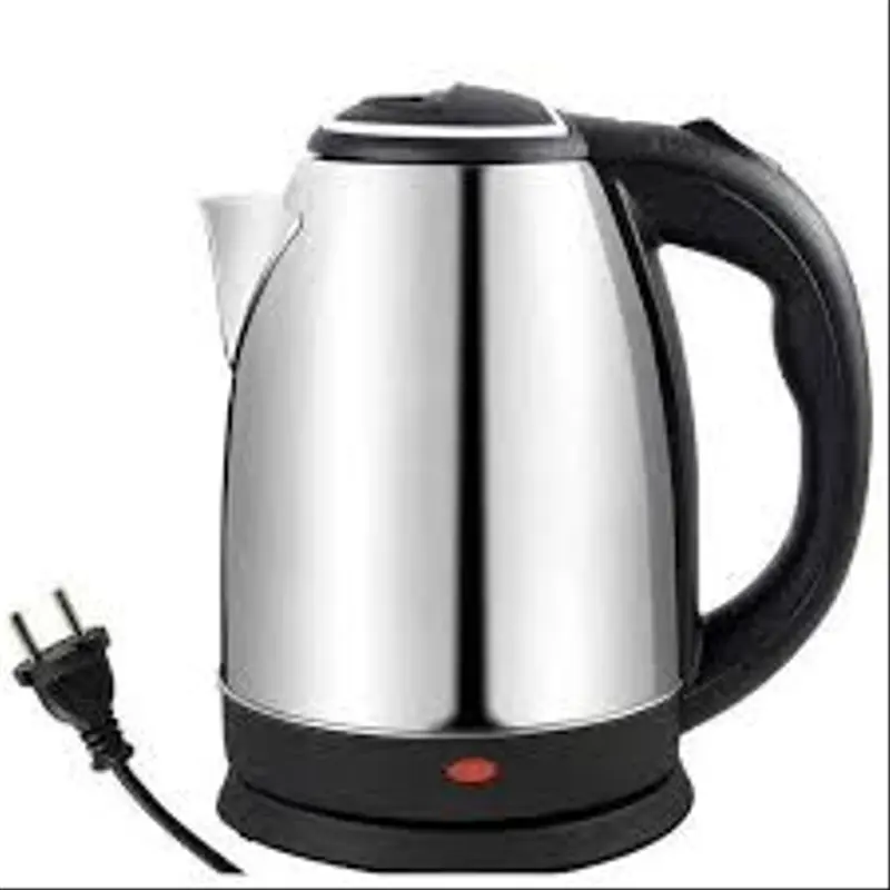 Bouilloire Électrique en Inox 2 Litres – Sans Fil Noir avec Chauffage Rapide