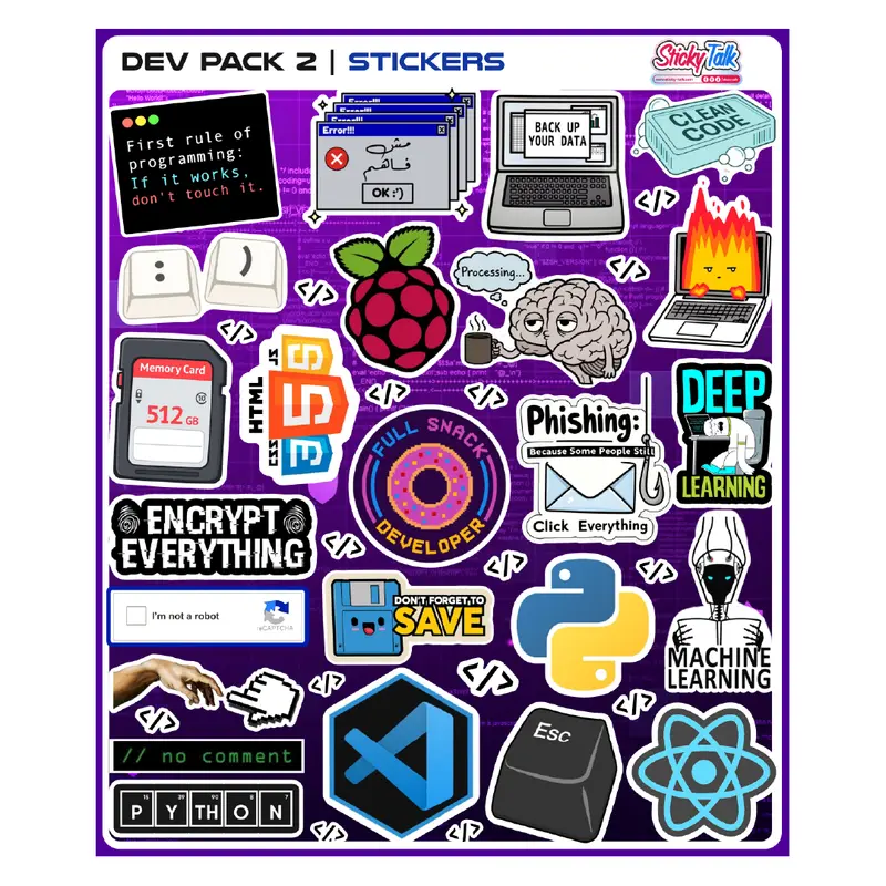 Dev Pack 2 | Stickers